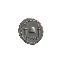 Denarius depicting the head of Brutus